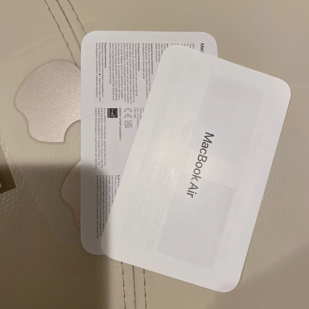 Apple Laptop in White